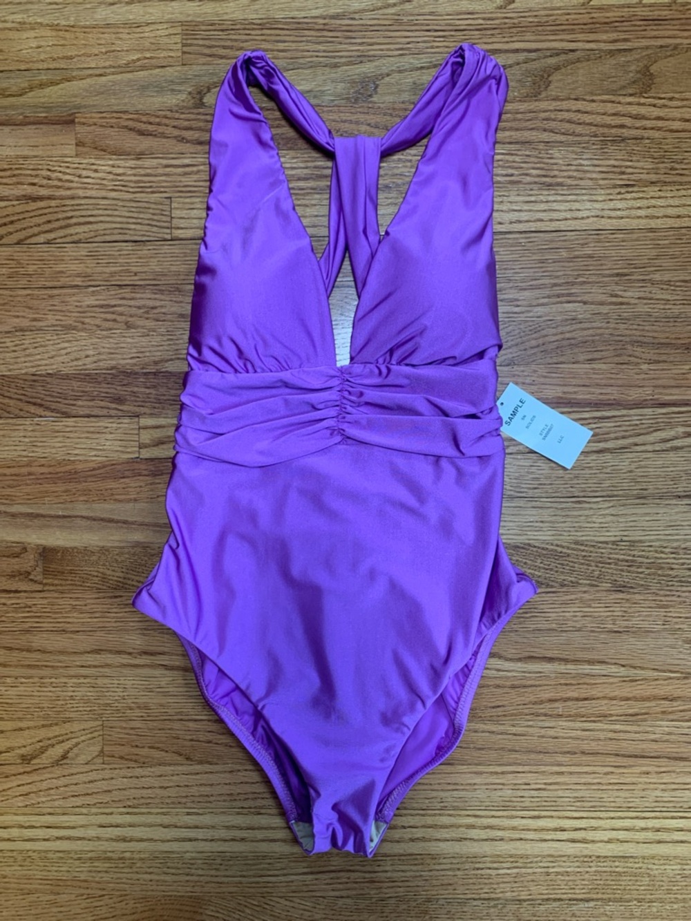 Sunshine 79 swimsuit - one piece swimsuit v plunge violet purple lilac lavender